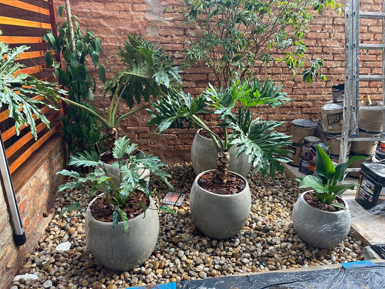 Equipe de paisagismo