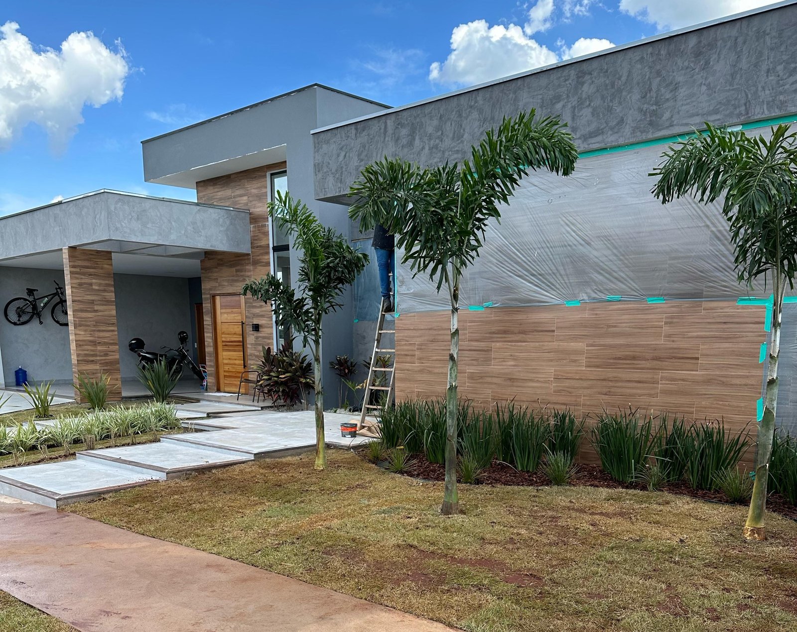 Equipe de paisagismo