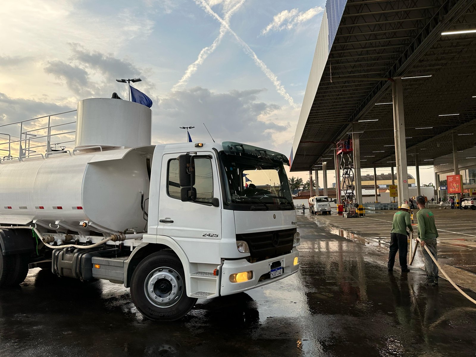 Equipe de paisagismo